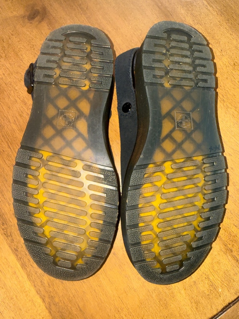 Dr.Martens Suede Backstrap Clog Shoes - Picture 8 of 14